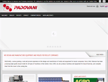 Tablet Screenshot of padovani.net